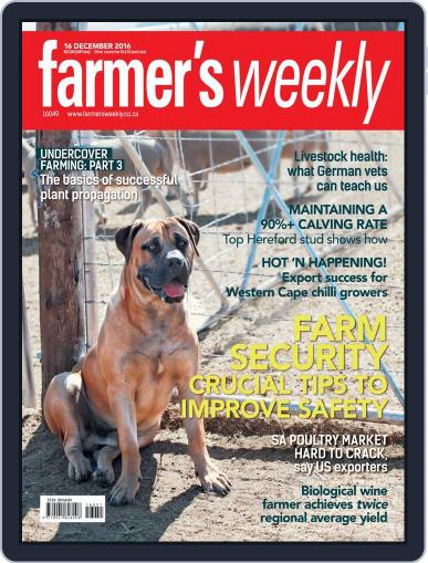 Farmer's Weekly December 16th, 2016 Digital Back Issue Cover