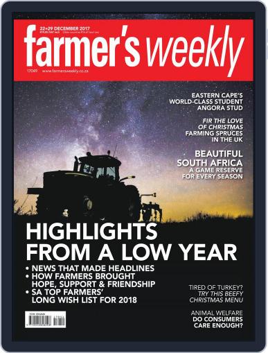 Farmer's Weekly December 29th, 2017 Digital Back Issue Cover