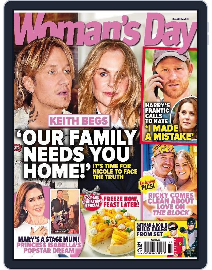 Woman's Day Australia (Digital) Subscription                    November 25th, 2024 Issue