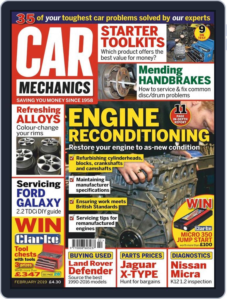 Car Mechanics (Digital) Subscription                    February 1st, 2019 Issue