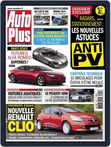 Auto Plus France (Digital) September 23rd, 2012 Issue Cover