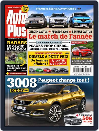 Auto Plus France June 27th, 2014 Digital Back Issue Cover