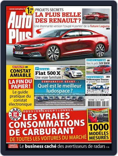 Auto Plus France November 27th, 2014 Digital Back Issue Cover