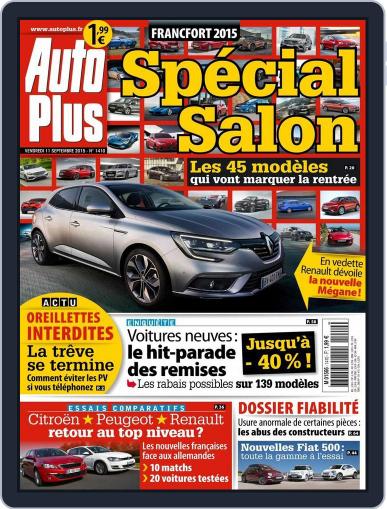 Auto Plus France September 10th, 2015 Digital Back Issue Cover