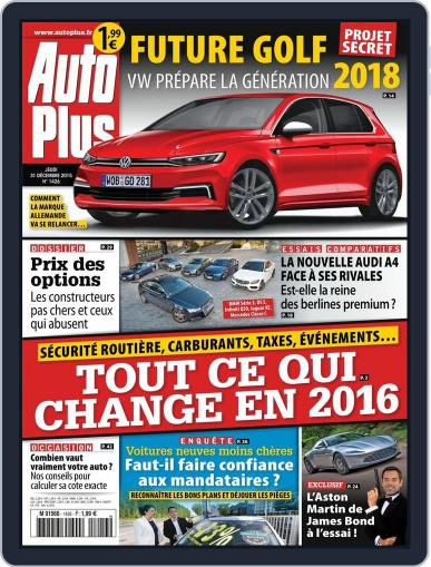Auto Plus France (Digital) January 1st, 2016 Issue Cover