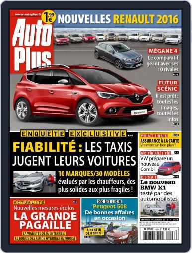 Auto Plus France January 15th, 2016 Digital Back Issue Cover