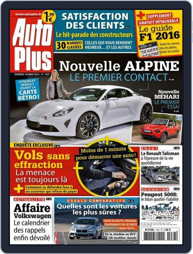 Auto Plus France March 18th, 2016 Digital Back Issue Cover
