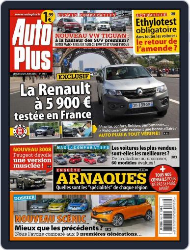 Auto Plus France (Digital) June 24th, 2016 Issue Cover