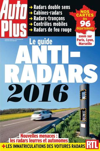 Auto Plus France July 22nd, 2016 Digital Back Issue Cover