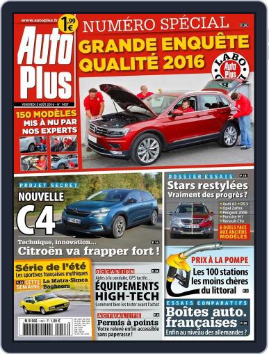 Auto Plus France (Digital) August 5th, 2016 Issue Cover