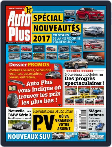 Auto Plus France (Digital) November 18th, 2016 Issue Cover