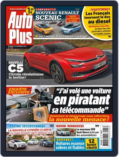 Auto Plus France November 25th, 2016 Digital Back Issue Cover