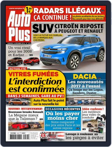Auto Plus France (Digital) December 16th, 2016 Issue Cover