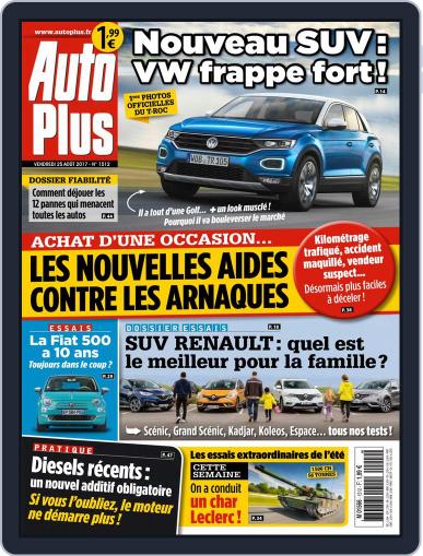 Auto Plus France (Digital) August 25th, 2017 Issue Cover