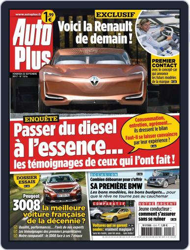 Auto Plus France September 22nd, 2017 Digital Back Issue Cover