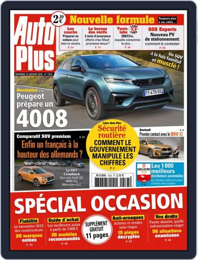 Auto Plus France January 19th, 2018 Digital Back Issue Cover