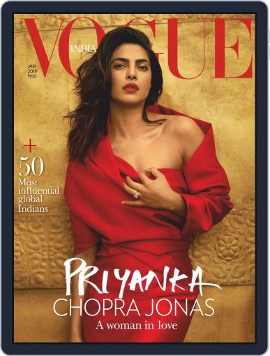 VOGUE India January 1st, 2019 Digital Back Issue Cover