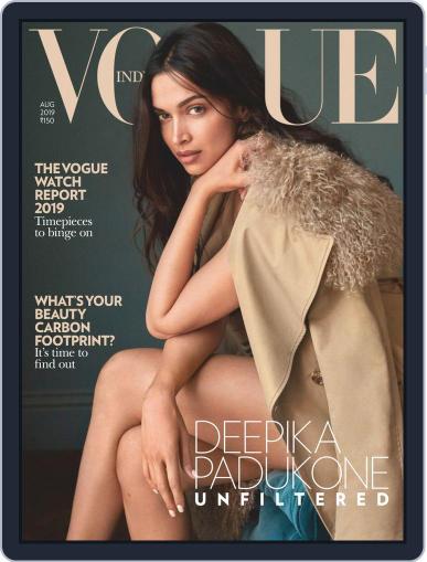 VOGUE India August 1st, 2019 Digital Back Issue Cover