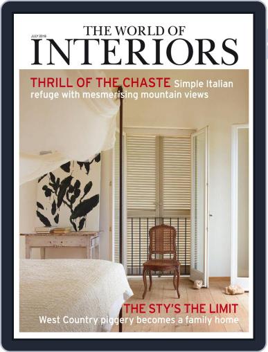 The World of Interiors July 1st, 2019 Digital Back Issue Cover