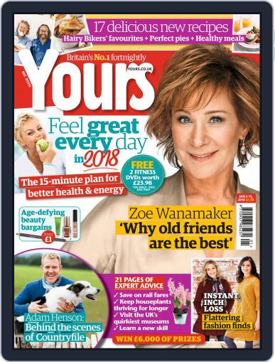 Yours (Digital) January 2nd, 2018 Issue Cover