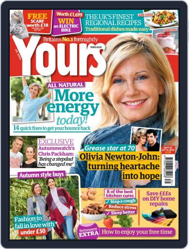 Yours September 25th, 2018 Digital Back Issue Cover