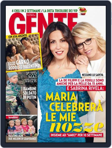 Gente (Digital) March 28th, 2014 Issue Cover