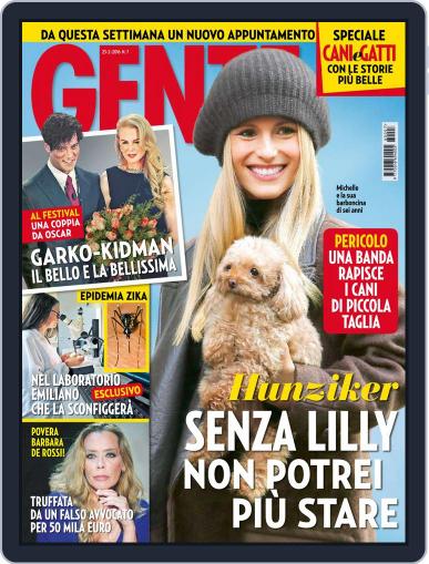 Gente February 13th, 2016 Digital Back Issue Cover
