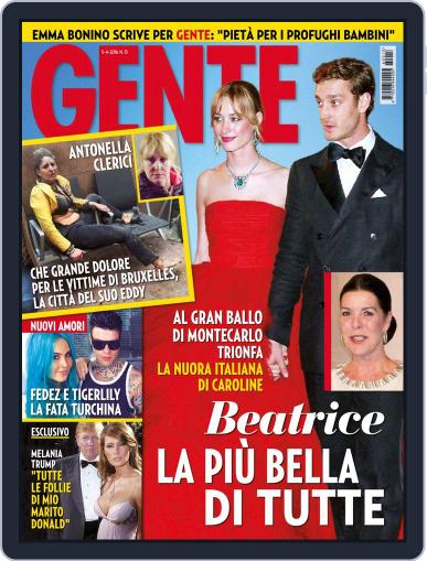 Gente (Digital) March 26th, 2016 Issue Cover