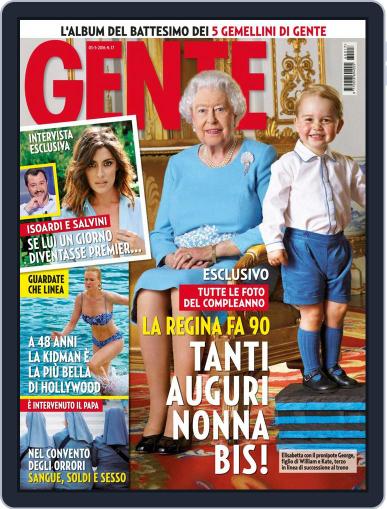 Gente April 23rd, 2016 Digital Back Issue Cover