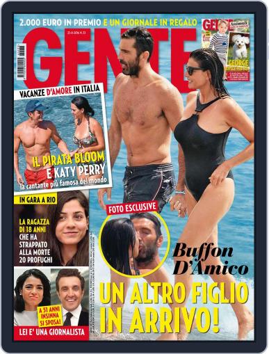 Gente August 13th, 2016 Digital Back Issue Cover