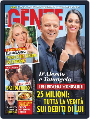 Gente (Digital) September 20th, 2016 Issue Cover