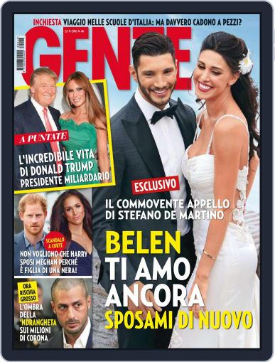 Gente (Digital) November 22nd, 2016 Issue Cover