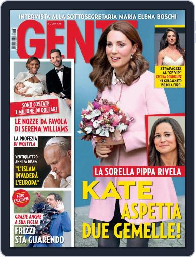 Gente (Digital) December 5th, 2017 Issue Cover