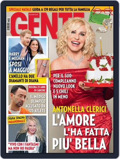 Gente (Digital) December 12th, 2017 Issue Cover