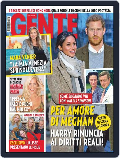 Gente November 28th, 2019 Digital Back Issue Cover