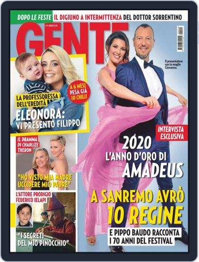 Gente (Digital) January 4th, 2020 Issue Cover