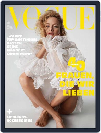 Vogue Magazin Deutschland March 1st, 2019 Digital Back Issue Cover
