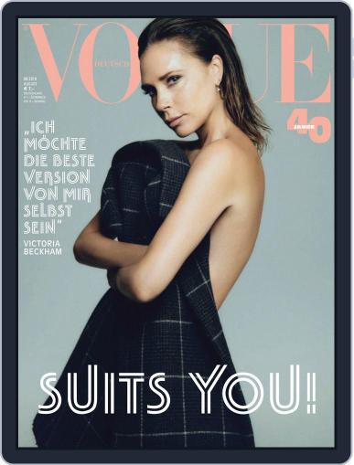 Vogue Magazin Deutschland August 1st, 2019 Digital Back Issue Cover