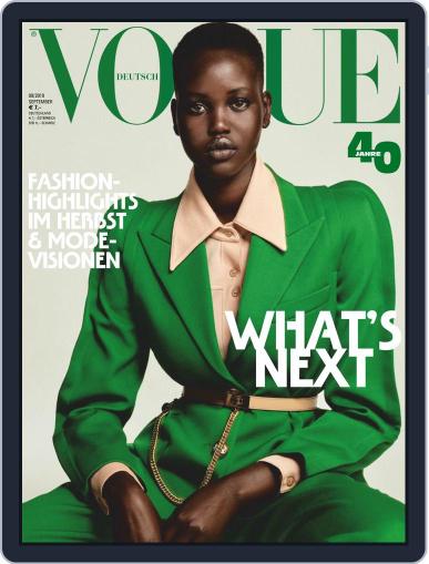 Vogue Magazin Deutschland September 1st, 2019 Digital Back Issue Cover