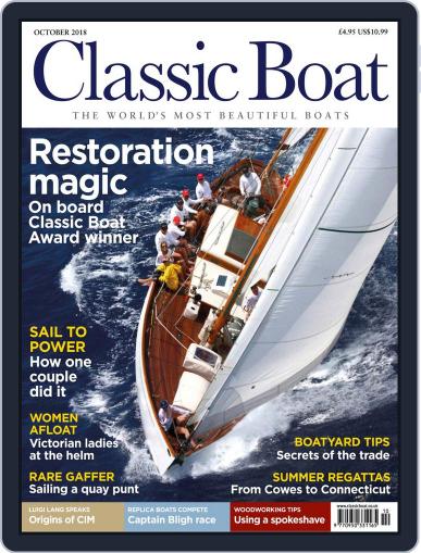 Classic Boat October 1st, 2018 Digital Back Issue Cover