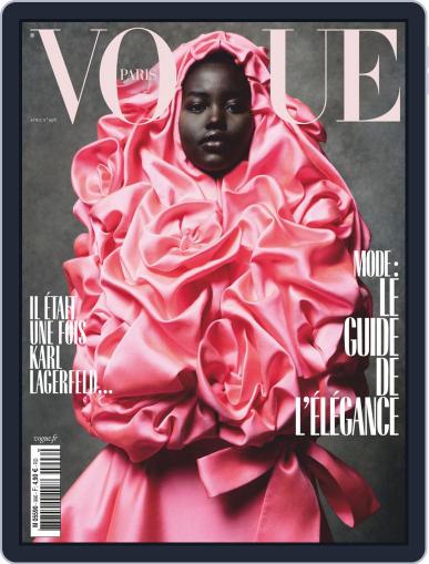 Vogue Paris April 1st, 2019 Digital Back Issue Cover