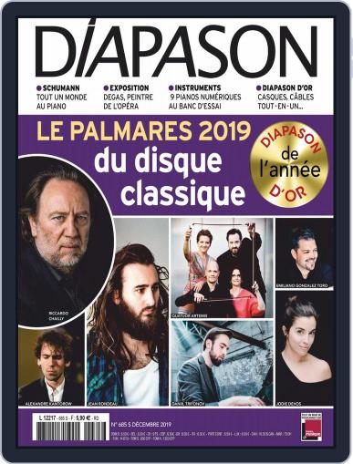 Diapason December 1st, 2019 Digital Back Issue Cover