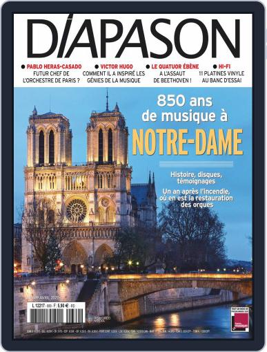 Diapason April 1st, 2020 Digital Back Issue Cover