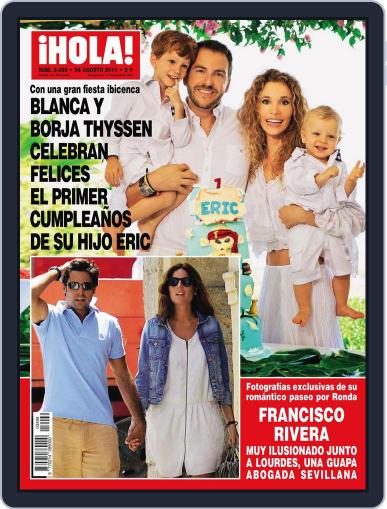 Hola (Digital) August 17th, 2011 Issue Cover