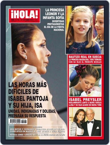 Hola (Digital) October 21st, 2015 Issue Cover