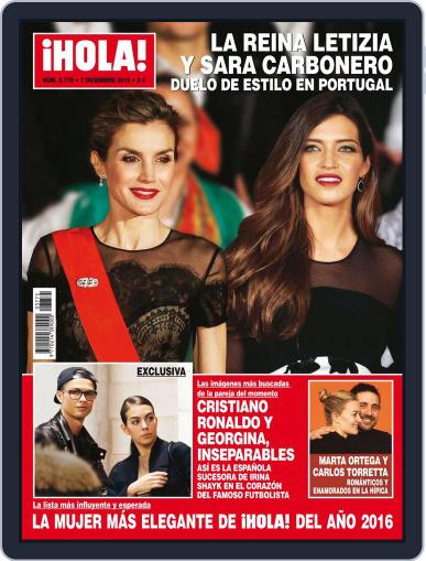 Hola (Digital) December 7th, 2016 Issue Cover