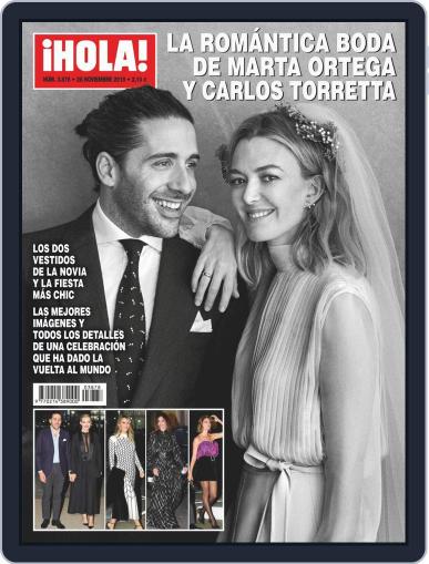 Hola (Digital) November 28th, 2018 Issue Cover