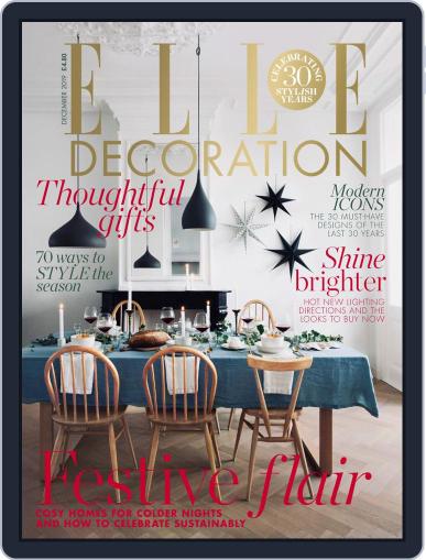 Elle Decoration UK December 1st, 2019 Digital Back Issue Cover