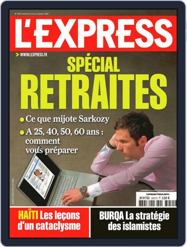 L'express (Digital) January 20th, 2010 Issue Cover