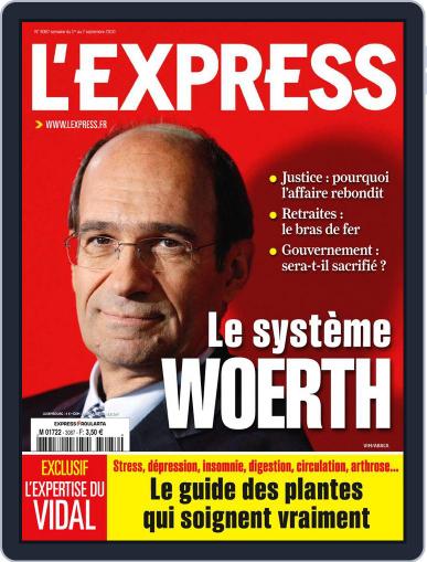 L'express (Digital) August 31st, 2010 Issue Cover